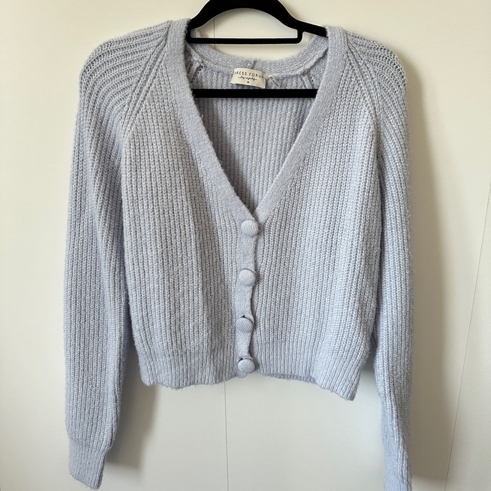 TOBI baby blue cardigan